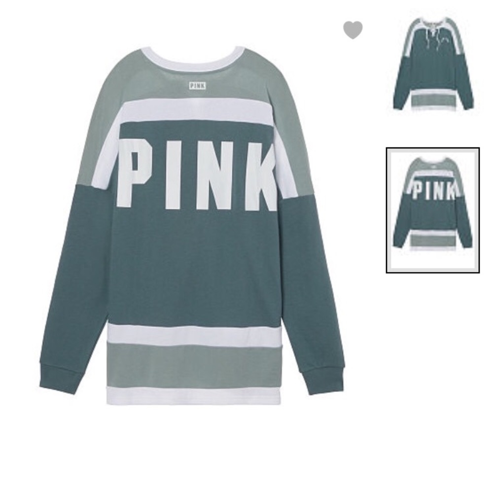 PINK Victoria’s Secret Varsity Crew Tunic - S